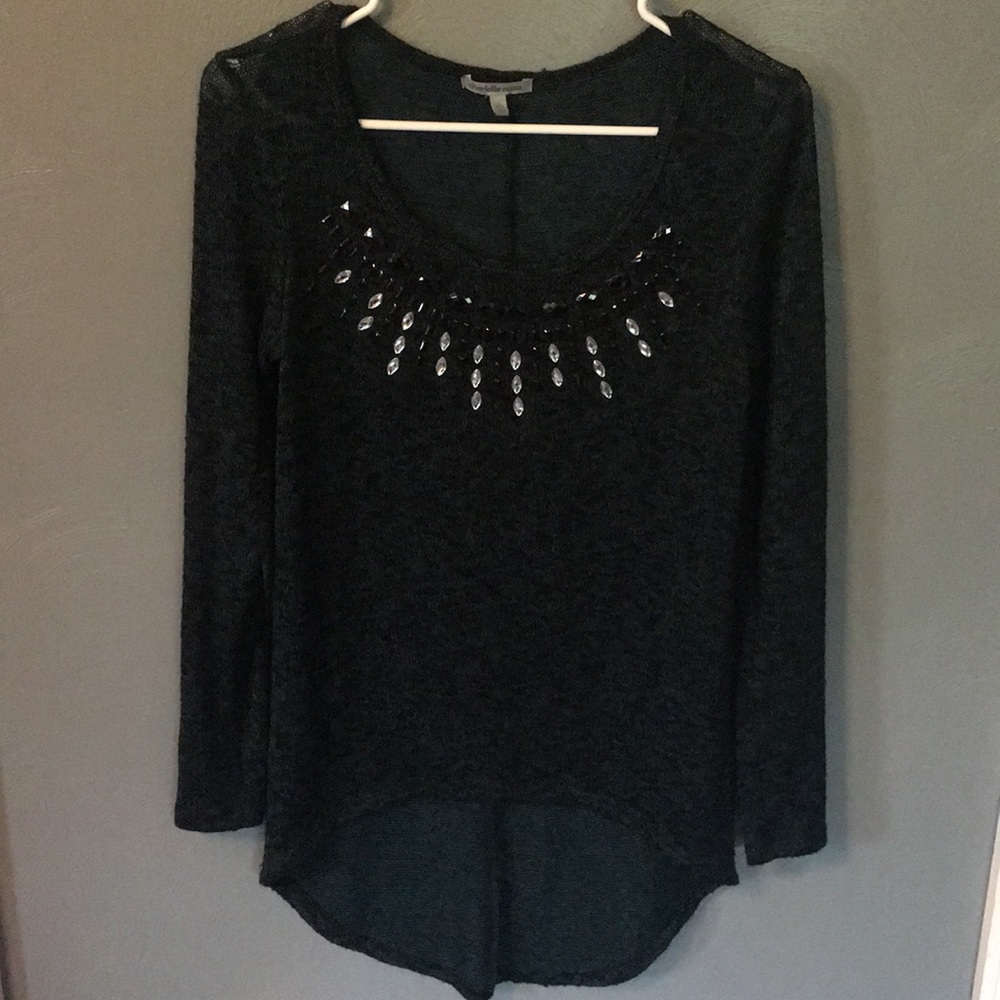 Green blouse with gems